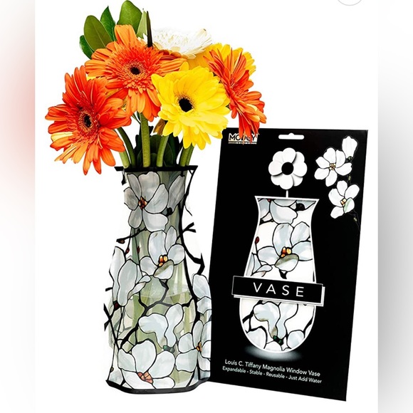 NWT/2 Modgy Expandable/reusable vases. Gustav Klimt/the Kiss & multi color Rize - Picture 4 of 10